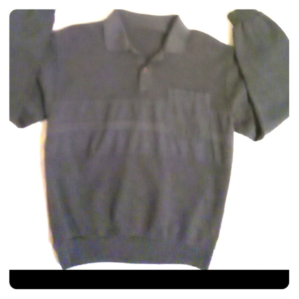 1/4 button down l/s pullover sweatshirt